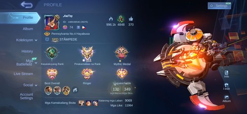 Account mobile legends - account, bang
