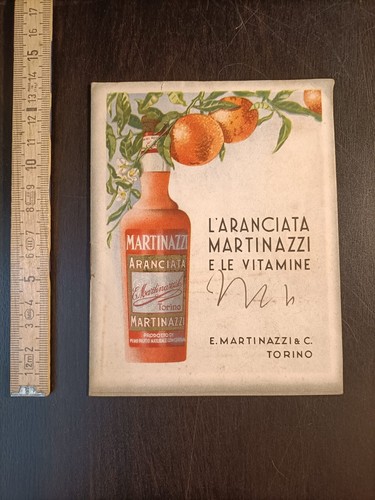 Pubblicità libretto aranciata