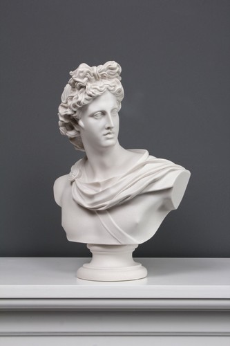 Statua busto apollo - statua,