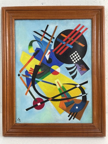 Wassily kandinsky olio - su, tela