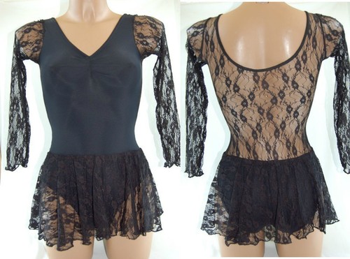 Body danza manica lunga con - body,