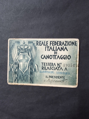 Tessera reale federazione - tessera,