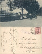 TREVISO IMMAGINE PRIMI 900 CON CARRETTO, CAVALLO & COCCHIERE-BELLA & R@R@-62188