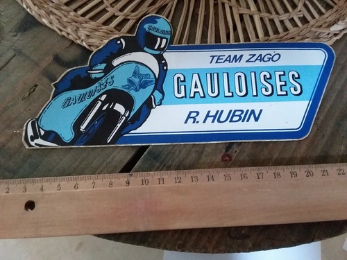Ancien autocollant sport moto