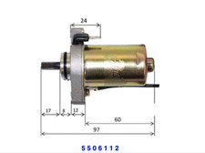 5506112 starter motor mbk - 5506112,