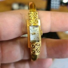 Eldor Geneve Bracciale Donna Orologio Vintage 20 Micron Oro RICAMBI