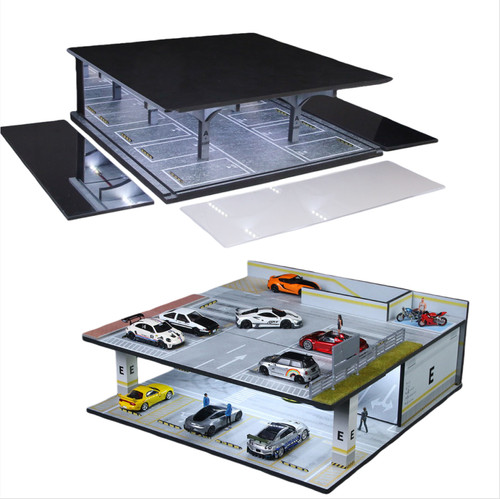 Diorama pressofuso garage - 1/64,