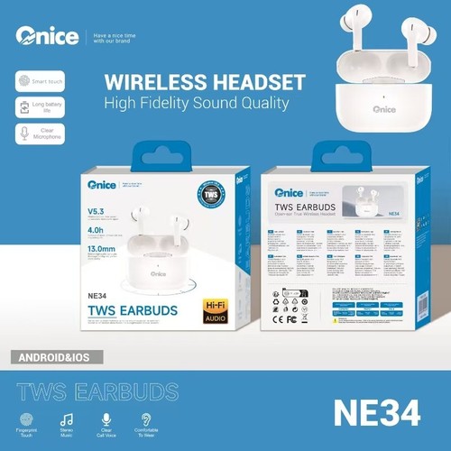 Auricolari bluetooh ne34 - auricolari, onice