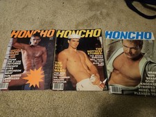 3 Issues of Honcho 1986 Gay