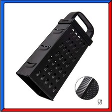 GRATTUGIA MANUALE PER FORMAGGIO GRATTA VERDURE CON 4 LATI DA CUCINA IN ACCIAIO