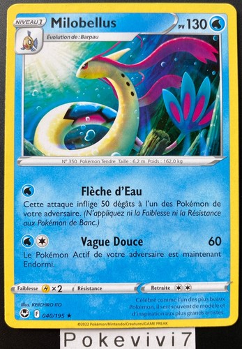 Carte pokemon milobellus - carte,