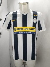 Articolo e2224 t-shirt uomo Nike calcio Juventus bianco nera, taglia S, ascelle