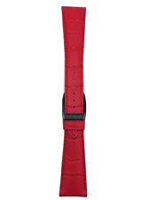 Cinturino Originale Locman 22/23mm Pelle Rossa Con Fibbia Scontatissimo Nuovo