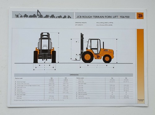 Jcb 926 930 carrello - 926,