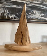 Barca a Vela Jolle Legno Intagliato Mano Design Moderno Maritim Mar Baltico Mare