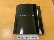 PS3 Clear Black CECHA 60GB Console solo PlayStation 3 Fat [H]