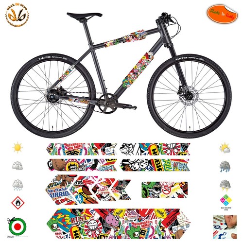 Kit adesivi sticker bomb bad