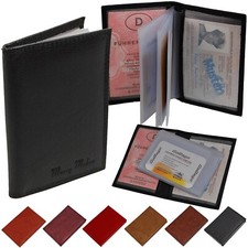 Porta documenti in pelle porta