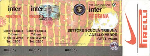 Biglietto stadio inter - biglietto, inter-reggina