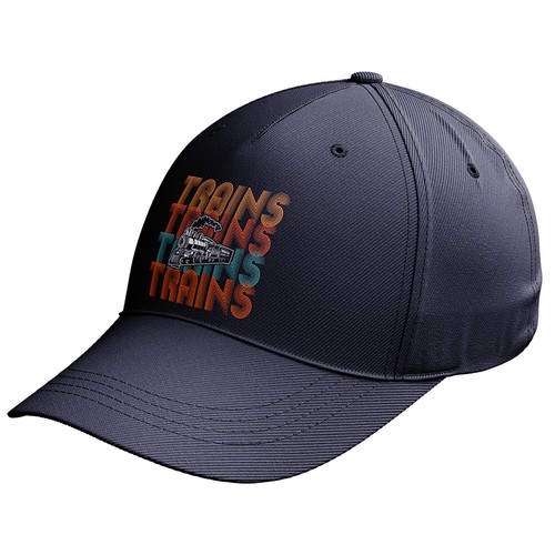 Berretto baseball treni