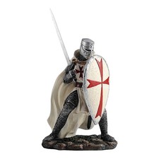 Statua in poliresina cavaliere