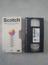Scotch Cassetta Pulisci Testine Head Cleaning per Videoregistratore VHS Vintage