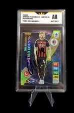 Theo Hernandez Autografo firma signed firmata Certificata Autentificata Milan