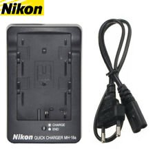 Caricabatteria rapido MH-18A per Nikon EN-EL3e EN-EL3a D70 D80 D90 D300 D700 EU