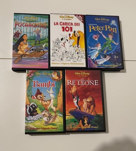 Videocassette originali walt - 5,