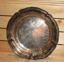 Antico piatto placcato argento