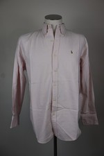 RALPH LAUREN SPORT CAMICIA COTONE UOMO 10 MAN SHIRT VINTAGE CASUAL MANICA LUNGA