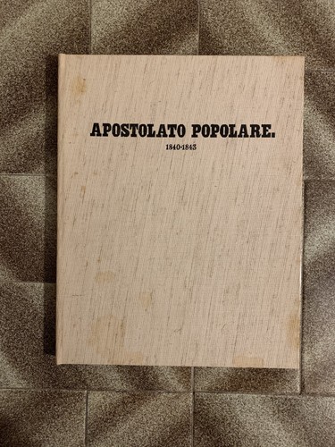 Vincenzo gioberti apostolato - gioberti,,
