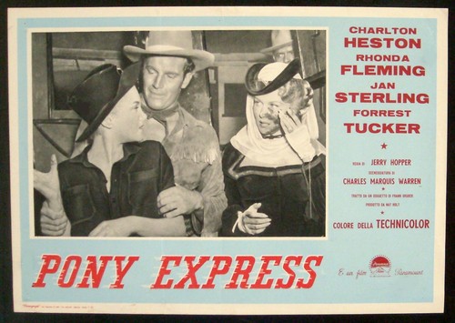 Cinema fotobusta pony express - pony,