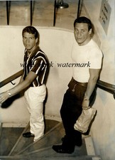 Fotografia originale ACF Fiorentina, Francisco Loiacono con Alberto Orlando 1964