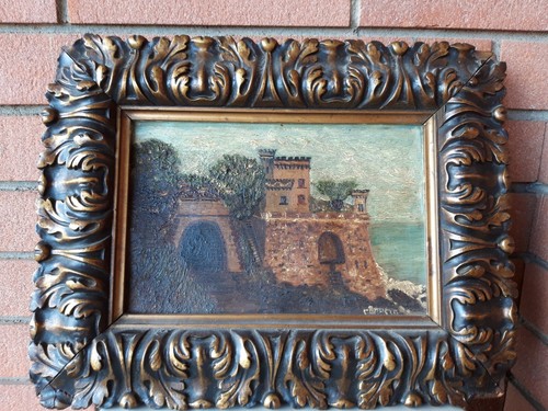 Bracco magnifico olio su - bracco,,