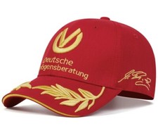 CAPPELLO SCHUMACHER FERRARI BERRETTO VISIERA FORMULA UNO F1 ROSSO O NERO NUOVO