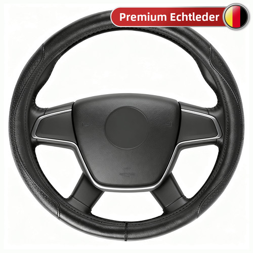 Coprivolante vera pelle nero