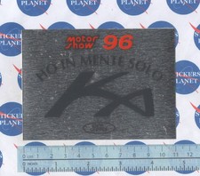 ADESIVO VINTAGE AUTOCOLLANT AUFKLEBER AUTO MOTO TUNING MOTORSHOW 96 FORD KA