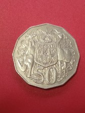 Australia moneta 50 cent 1984 elisabetta II