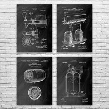 Set 4 poster arte da parete