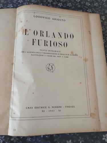 Orlando furioso lodovico - furioso, di