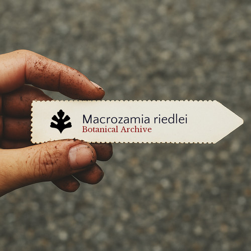 Macrozamia riedlei seeds - macrozamia,