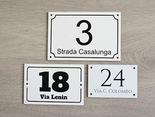 Numero civico in laminato