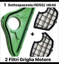 SOTTO SPAZZOLA E FILTRI GRIGLIA MOTORE FOLLETTO VK140 Vk150 Hd40 Hd50 Setole