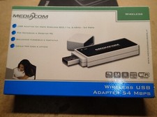 Adattatore chiavetta Wi Fi USB MEDIACOM 54 MBPS 802.11 B/G 2.4 GHZ M-EWUSB2G