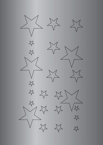 Pannello adesivi stelle - di,