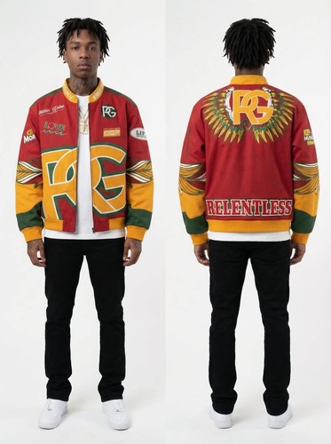 Red cardinal men jacket - red,