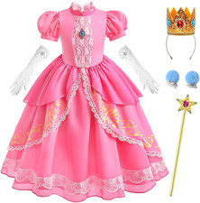 Vestito Da Principessa Peach