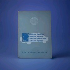 Manuale Alfa Romeo Giulietta Spider Sprint Veloce Berlina 1957 ORIGINALE 