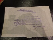 ANTICO DOCUMENTO commerciale lotto inerente benzina